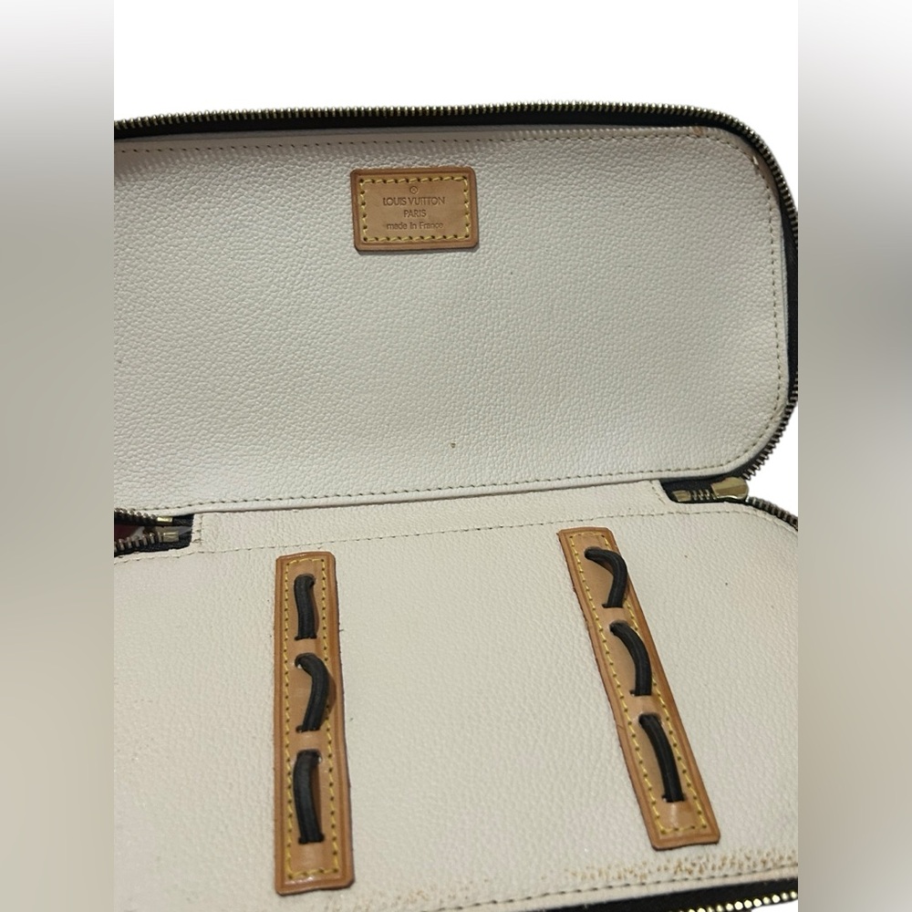 Louis Vuitton Monogram Trousse Brush LV Canvas Logo PM Travel Cosmetic Case Bag - Picture 13 of 15
